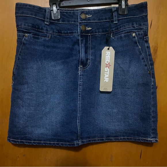 REDSTAR Dresses & Skirts - NWT- REDSTAR Denim Skirt MSRP $78